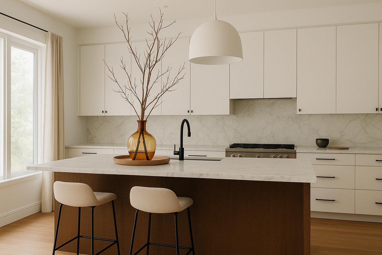 4. Add natural beauty with wood